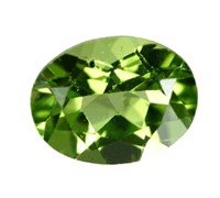 Genuine 7x5mm Oval Green Peridot 5pc