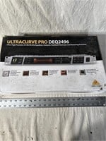 Behringer UltraCurve Pro DEQ2496 24 bit 96 kHz EQ