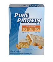 Pack of 6 Pure Protein Bars BB 01/24