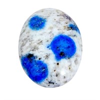 Natural Oval 32.15ct K2 Blue Azurite Gemstone