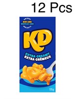 Pack of 12 Kraft Dinner Extra Creamy Macaroni and