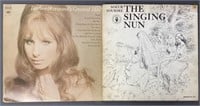 Barbra Streisand & Singing Nun Vinyl Records