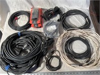 Box of 1/4" and XLR Cables