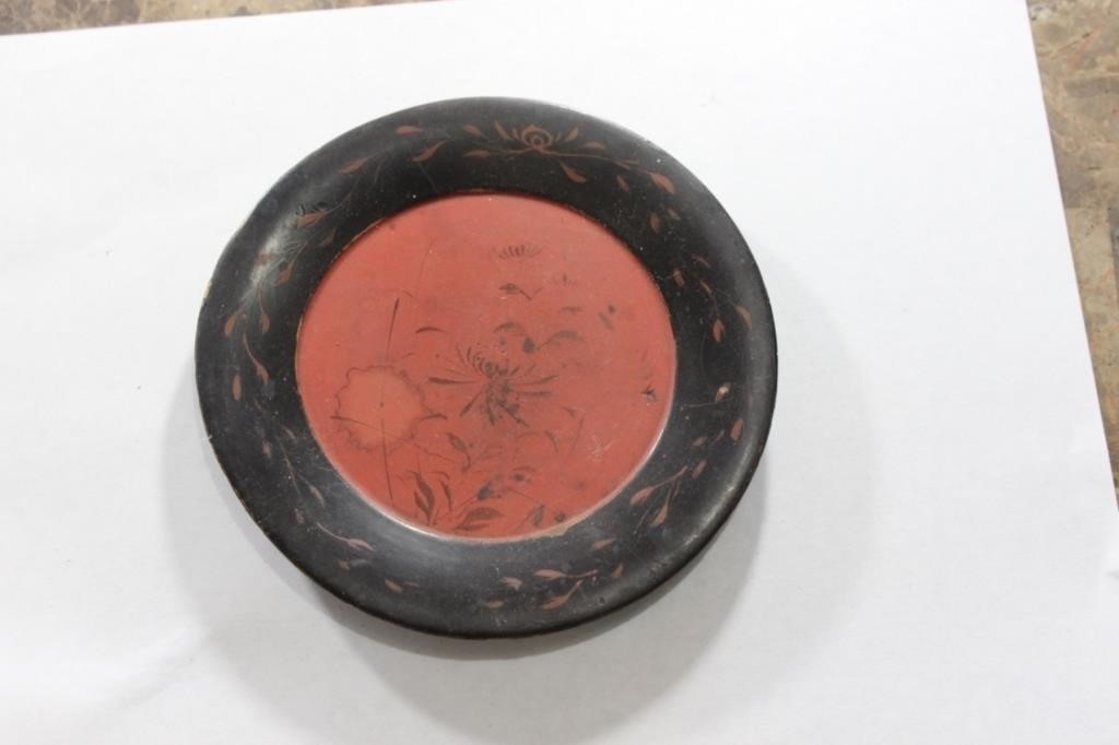 A Japanese Lacquer Plate