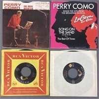 Perry Como Vinyl 45 Singles Set of Four