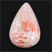 Natural Pear 14.15ct Scolecite Loose Gemstone