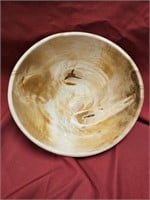 Mark Behrends - Milk painted birch bowl 9 1/2" x