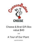 Cannon Belles Cheese - Cheese and brat gift box