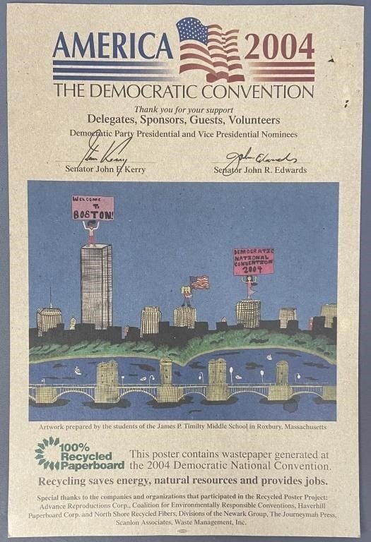 Boston 2004 Democratic Convention Poster