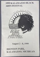 1999 Kalamazoo Black Arts Festival Program
