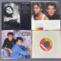 Wham! George Michael Vinyl 45 Singles Set of Four