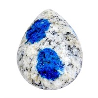 Natural Pear 30.10ct K2 Blue Azurite Gemstone