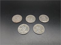 1943 Steel Penny Lot (x5)