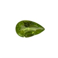 Natural 0.67ct Pear Cut Peridot Gemstone