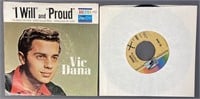 Vic Dana Vinyl 45 Singles Set of Two