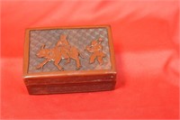 An Antique Chinese Cinnabar Rectangular Box