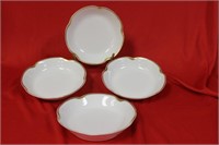 Lot of 4 Limoge Nut Dishes