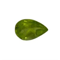 Natural 1.11ct Pear Cut Peridot Gemstone
