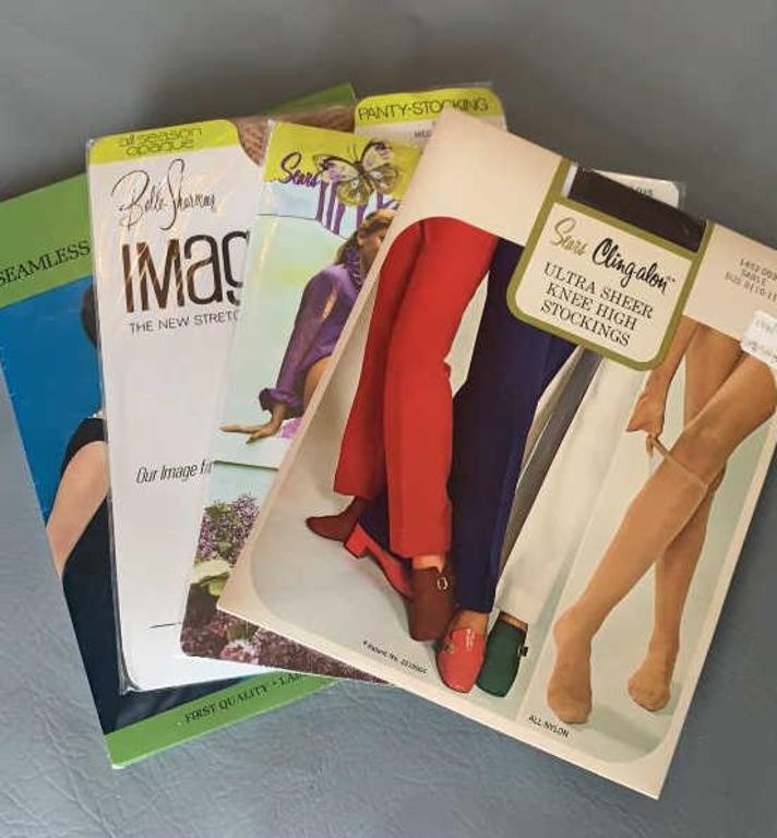 Vintage Stockings Lot of 4 Unopened Packages