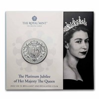 2022 Queen's Platinum Jubilee Brilliant Unc