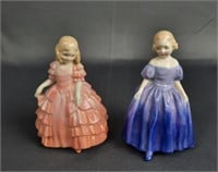 Royal Doulton Girl Figurines Rose and Marie