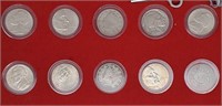 Complete US Nickel Collection In Display Box
