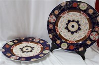 Set of 2 Real Brothers Ironstone Plates