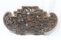 A Vintage Chinese Wood Panel
