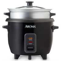 $20  Aroma One-Touch Rice Cooker & Food Steamer