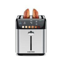 $60  Chefman 2-Slice Stainless Steel Smart Toaster