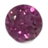 Natural Round Cut .40ct Ruby