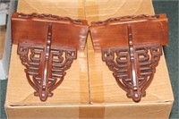 Pair of Chinese Wall Holder