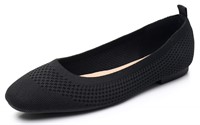 Venuscelia Women's Flexible Knit Flat Shoe Sz 7.5