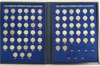 The Complete Jefferson Nickel Collection Displayed