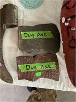 2 Dug Axe Heads