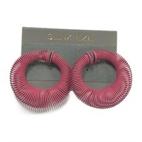 Retro New Old Stock Pink Slink Eze Earrings
