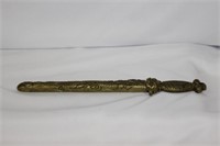 A Vintage Chinese Sword Form Dragon Letter Opener