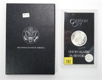 1882-CC GSA Morgan dollar, slab certified Gem BU