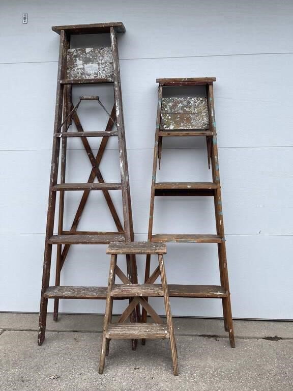 6ft, 5ft, 2ft Wooden Ladders