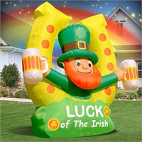 6Ft St. Patrick's Day Inflatable Leprechaun Outdoo