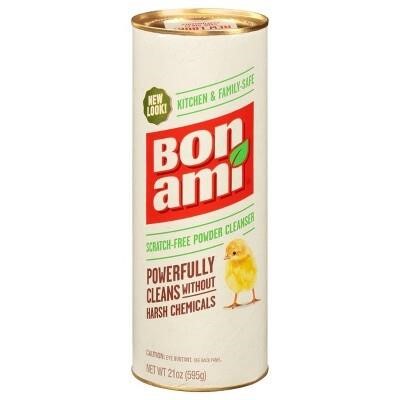 Pack of 4 - Bon Ami Unscented Household Cleaner -