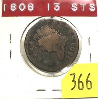 1808 U.S. Large cent, 13 stars