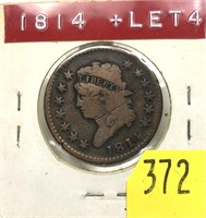 1814 U.S. Large cent