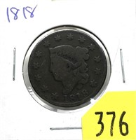 1818 U.S. Large cent