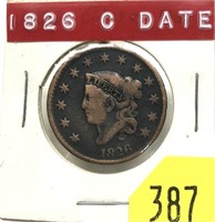 1826 U.S. Large cent