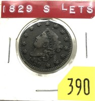 1829 U.S. Large cent
