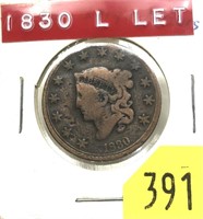 1830 U.S. Large cent
