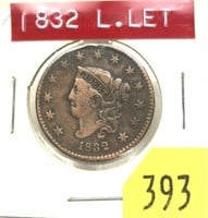 1832 U.S. Large cent