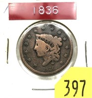 1836 U.S. Large cent