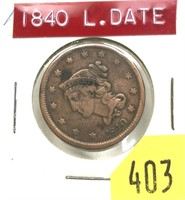 1840 U.S. Large cent
